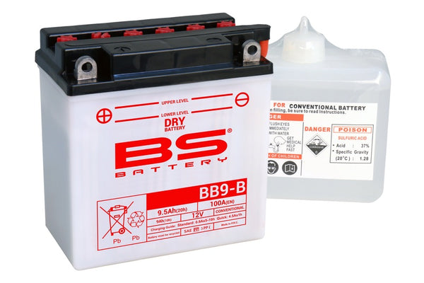 BST BATTERIE HAUTES PERFORMANCES AVEC PACK ACIDE - BB9 -B