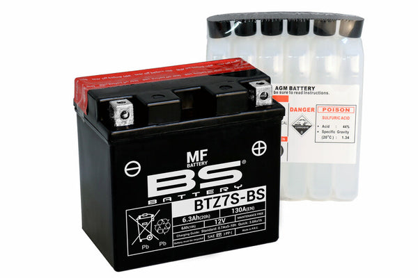 BS-Batterie wartungsfreies Batterie mit Säurepaket - BTZ7S-BS 