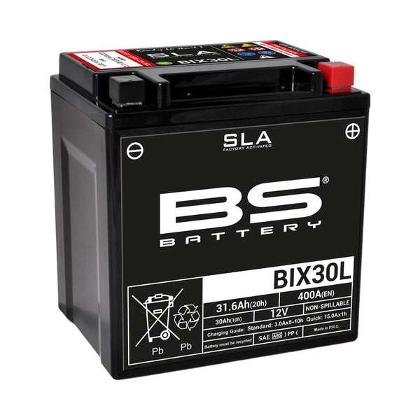 BS Batterie wartungsfrei werkseitig aktiviert - BIX30L 