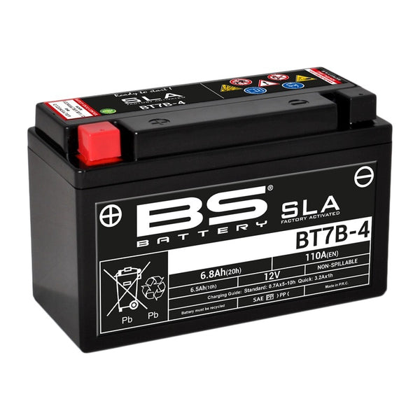 BS Battery SLA-Batterie wartungsfrei, werkseitig aktiviert - BT7B-4 