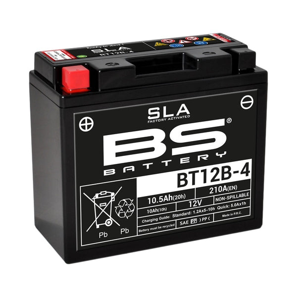 BS-Batterie SLA-Batterie Wartungsfrei Fabrikaktiviert - BT12B-4 