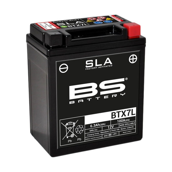 BS Batterie SLA-Batterie wartungsfrei werkseitig aktiviert - BTX7L 