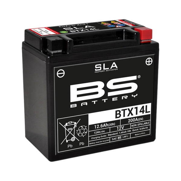 BS Batterie SLA wartungsfrei werkseitig aktiviert Batterie - BTX14L 