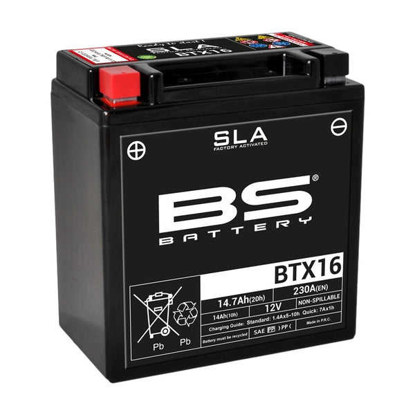 BS Battery SLA-Batterie wartungsfrei werkseitig aktiviert - BTX16 