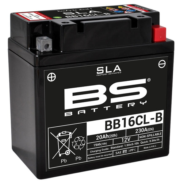 BS Battery SLA Battery Maintenance -Free Factory Activated -BB16Cl -B