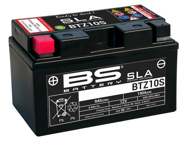 BS Battery SLA wartungsfreies werkseitig aktiviertes Batterie - BTZ10S 