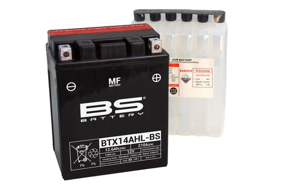 BS Batterie wartungsfreies Batterie mit Säurepack - BTX14AHL-BS 