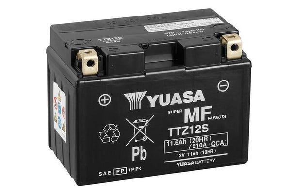 Yuasa onderhoud - vrije batterij met zuurpakket - TTZ12S