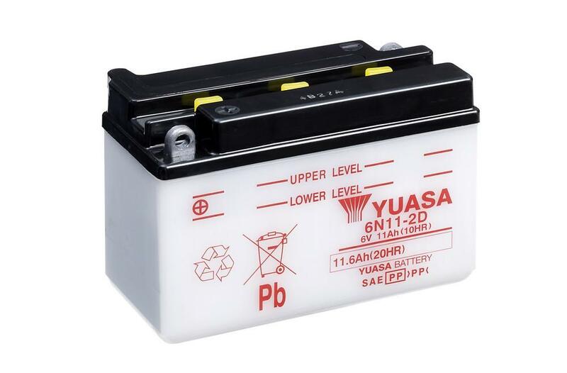 Yuasa Battery Conventional sans acide Pack - 6N11-2D