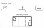 Yuasa Battery conventioneel zonder zuurpakket - B38-6A