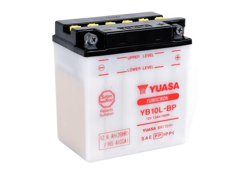 Yuasa Battery Conventional Without Acid Pack - YB10L -BP