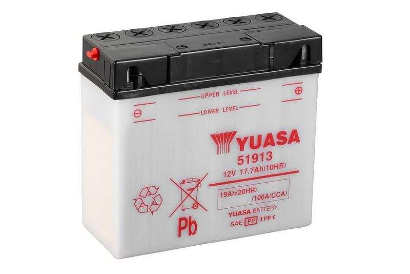 Yuasa herkömmliche Batterie ohne Säurepakete - 51913