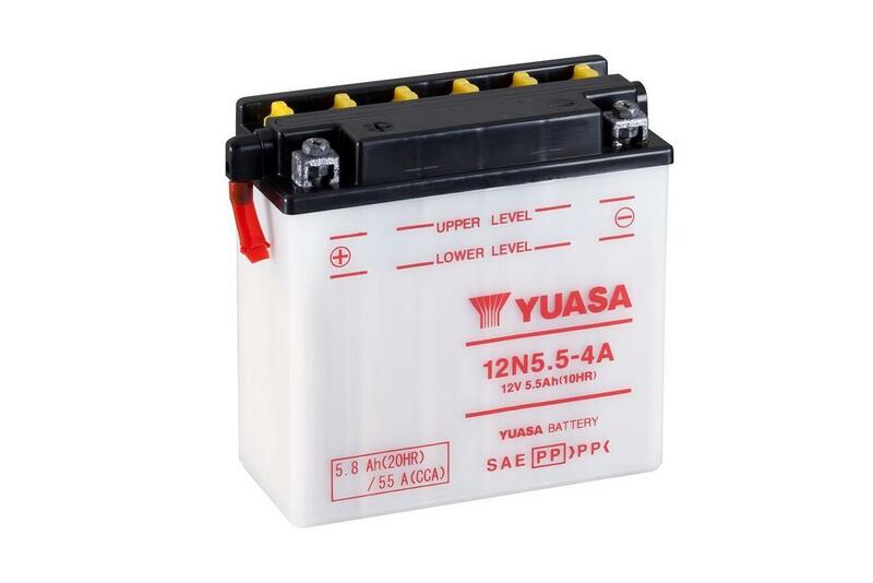 Yuasa Battery Conventional sans pack d'acide - 12N5.5-4A