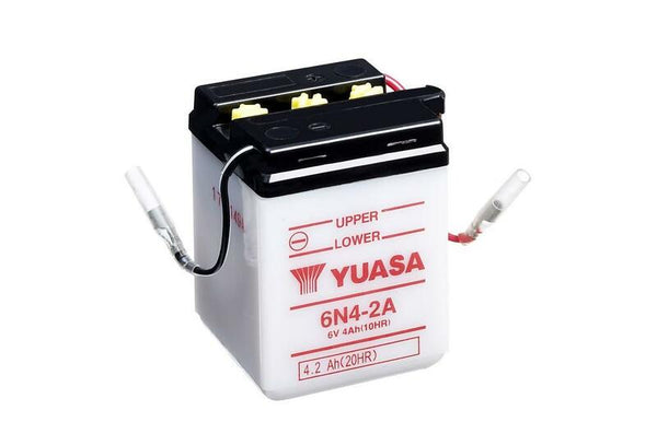 Yuasa conventional battery without acid packages - 6n4-2a