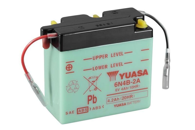 Yuasa Battery Conventional sans acide Pack - 6N4B -2A