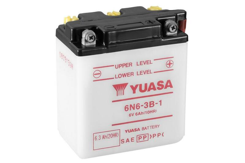 Yuasa-Batterie konventionell ohne Säurepack-6N6-3B-1