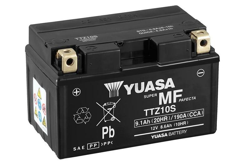 Entretien de la batterie Yuasa Gratuit avec un pack d'acide - TTZ10S