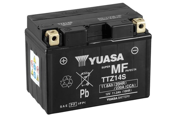 Yuasa onderhoud - vrije batterij met zuurpakket - TTZ14s