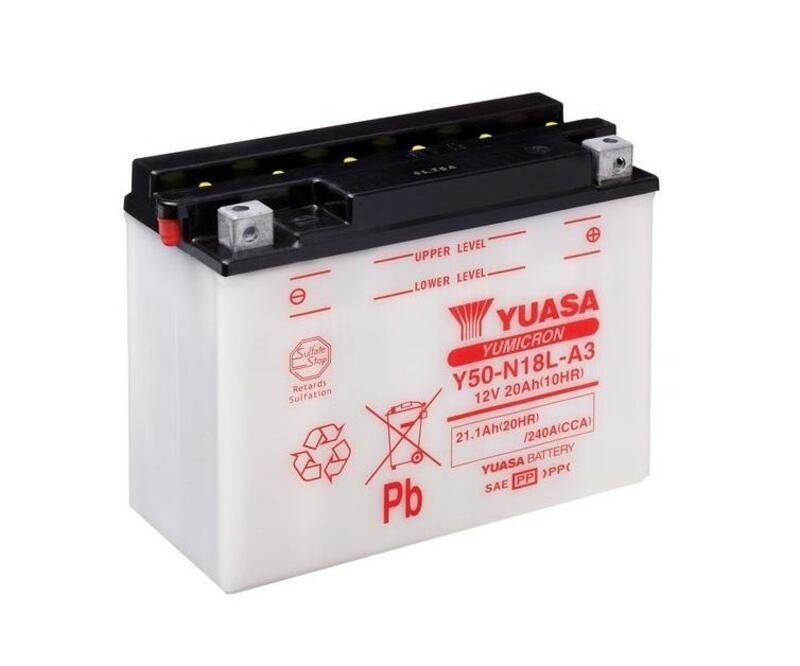 Yuasa herkömmliche Batterie ohne Säurepaket-y50 N18L-A3