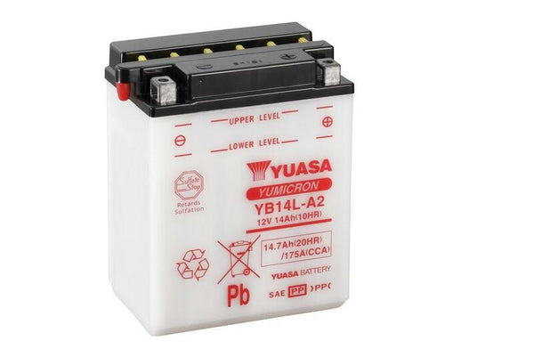 Yuasa herkömmliche Batterie ohne Säurepaket - YB14L -a2