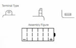 Yuasa herkömmliche Batterie ohne Säurepackungen - YB3L -B