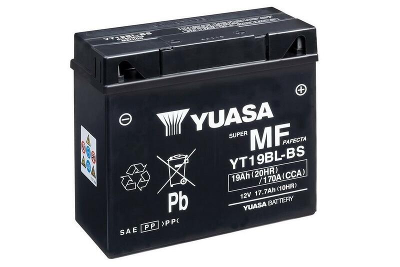 Yuasa -Wartung -freier Batterie mit Säurepaket -YT19BL -B