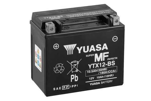 Yuasa Maintenance - Batterie libre avec package acide - YTX12 -B