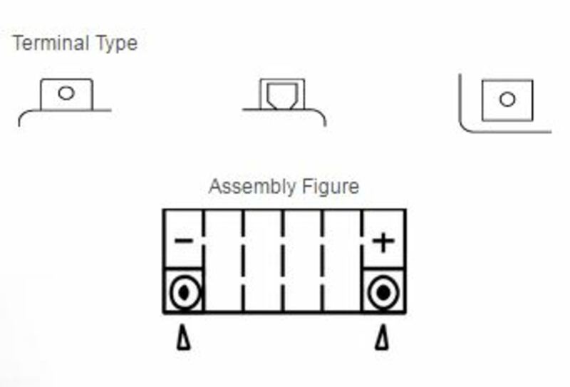 Yuasa -Wartung -freier Batterie mit Säurepaket -YTX14L -B