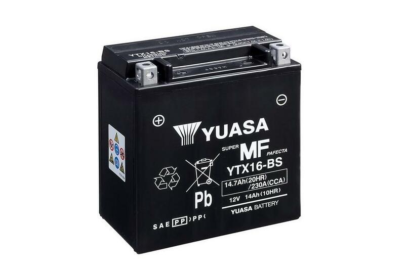 Yuasa -Wartung -freier Batterie mit Säurepaket -YTX16 -B