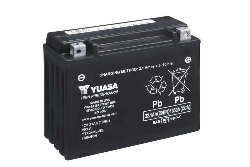 Yuasa -Wartung -freie Batterie mit Säurepaket -YTX24HL -B