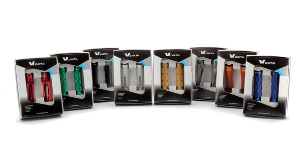 V PARTS Evo 2 Foot Pegs Titanium 050000700.NG60 