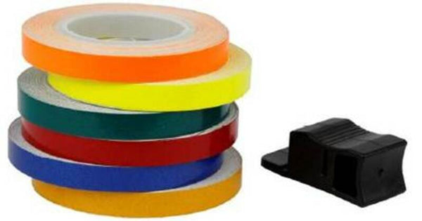 V Parts rim decal - 6 m x 7 mm - red - P9C990011B