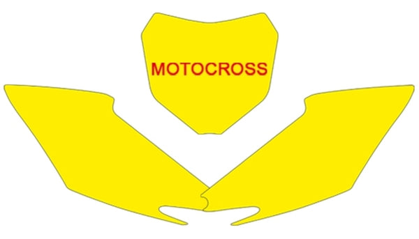 Autocollants de plaque Blackbird Honda CRF250R / 450R 3138/000006