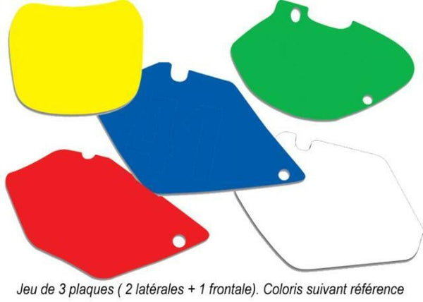 Blackbird Plate Stickers Green Yamaha YZ250/450F 3223/000008