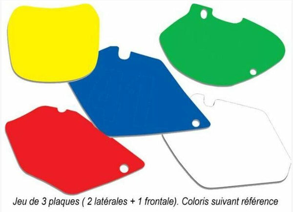 Blackbird Plate Stickers Red Yamaha YZ125/250 3224/000009