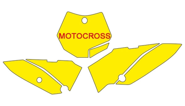 Blackbird plaatstickers blauw KTM SX65 3516/000007