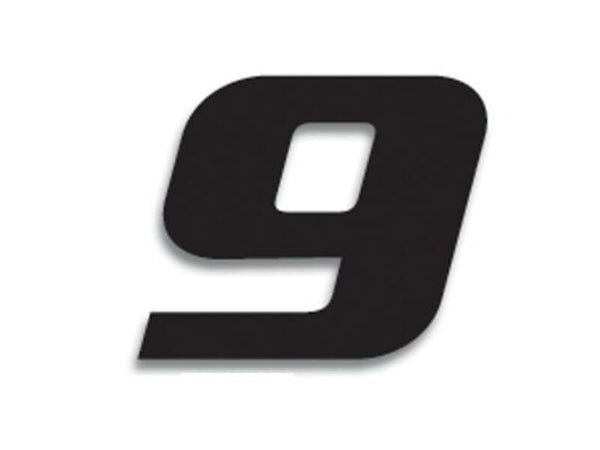 Blackbird Race numéro 9 20x25cm noir 5049/20/9