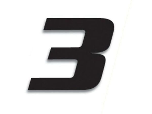 Blackbird Race numéro 3 20x25cm noir 5049/20/3