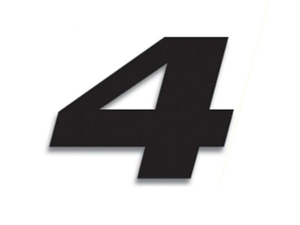 Blackbird Race numéro 4 20x25cm noir 5049/20/4