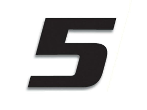 Blackbird Race numéro 5 20x25cm noir 5049/20/5