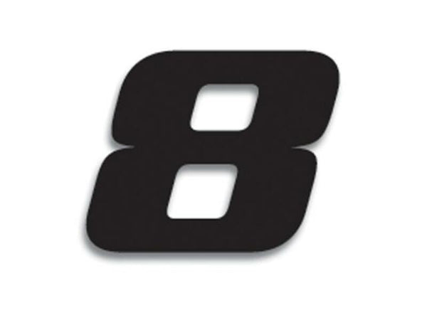 Blackbird Race Nummer 8 20x25cm Black 5049/20/8