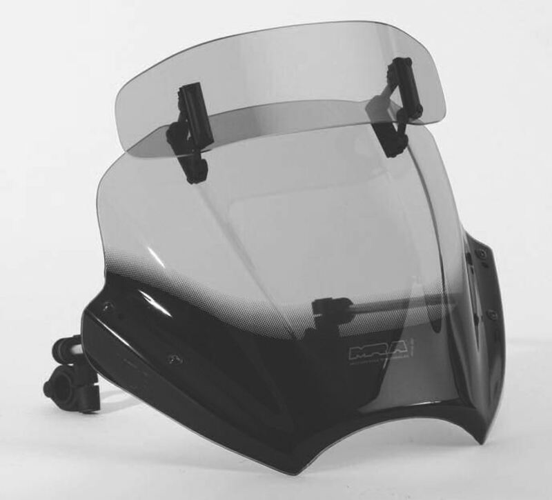 MRA Variotouring "VTNB" Windshield-avec Spoiler - Bikes nus noir 4025066115198