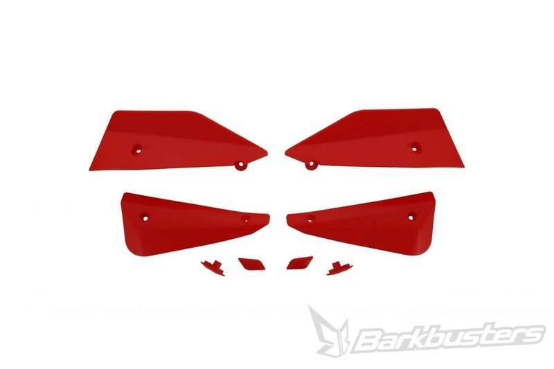 Barkbusters Sabre Deflector Set-Red B-084-RD