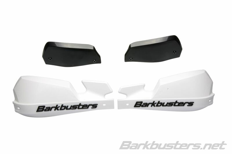 Barkbusters VPS MX Handguard Plastic Set Alleen Wit/Black Deflector VPS-003-01-WH