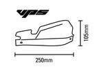 Barkbusters VPS MX Hand Guard Set Universal Mount Black VPS-007-01-BK