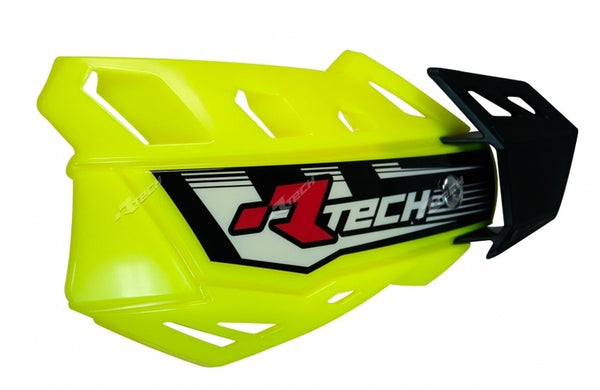 Racetech flx verstelbare handbuards neon geel r-kitpmflgf00