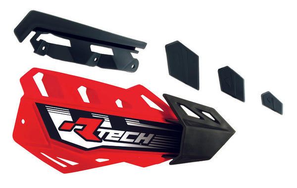 Racetech FLX Handschermingen Vervanging Covers Red voor 789680 R-REPMFLRS00