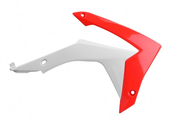 Police gate Radiator Covers Oem Color Red/White Honda CRF250R/CRF450R 84171001