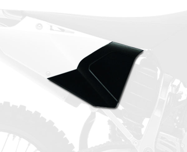 Polizeisport Airbox RESTYLED Schwarz mit Airbox Cover Yamaha YZ125/250/250X 86088001