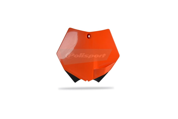 Police Port Front Number Plate Orange KTM 8664400001